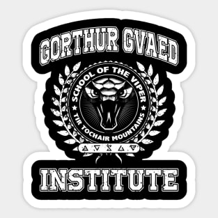 Gorthur Gvaed Institute Viper School Sticker